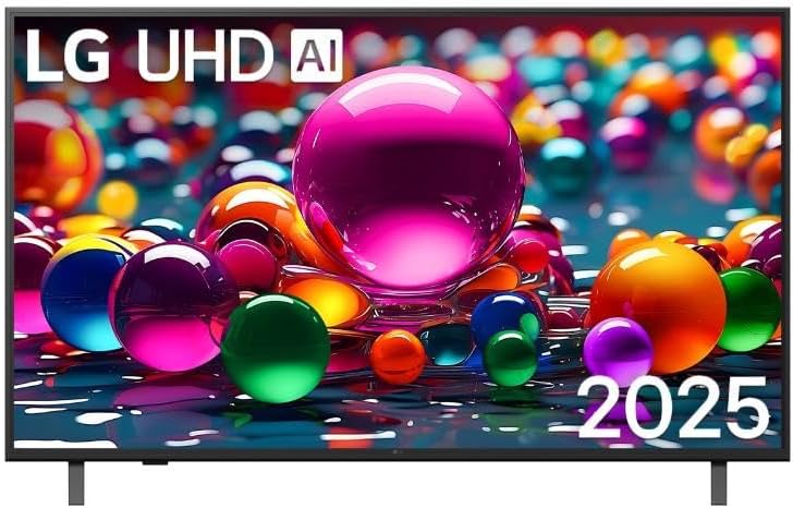 Smart TV LG UHD AI UA75 50 4K com Processador α7