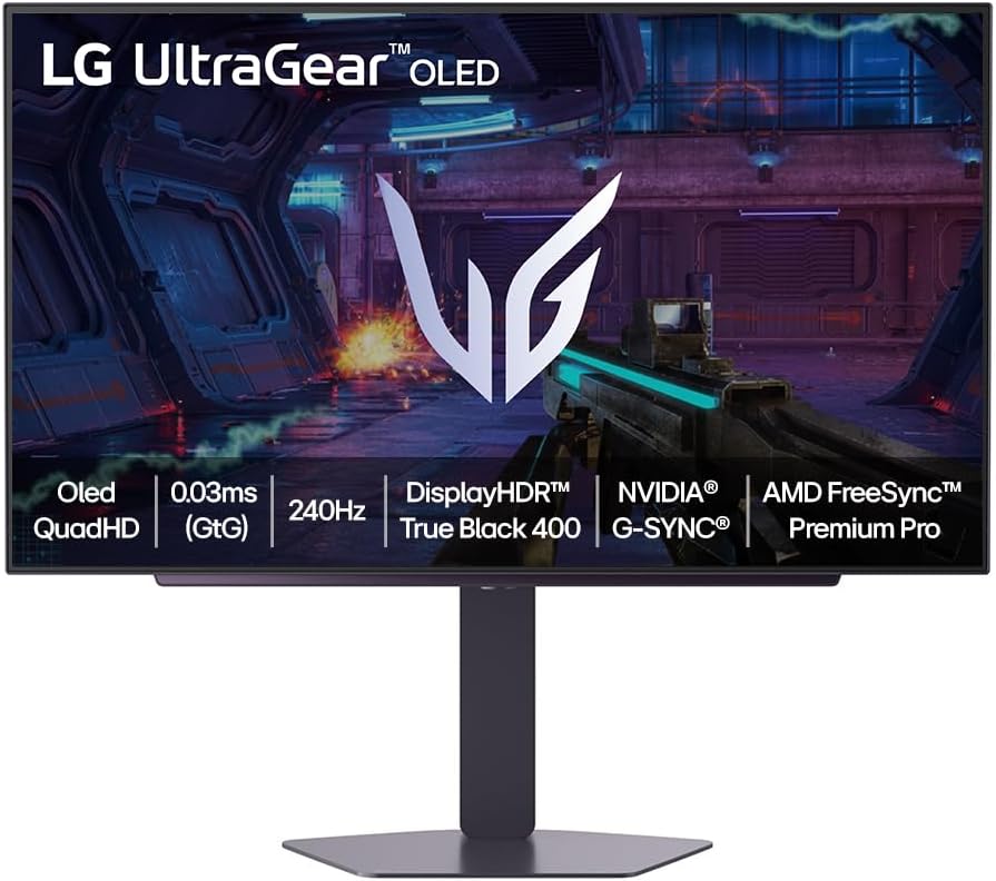 Monitor Gamer LG UltraGear OLED 27 240Hz QHD