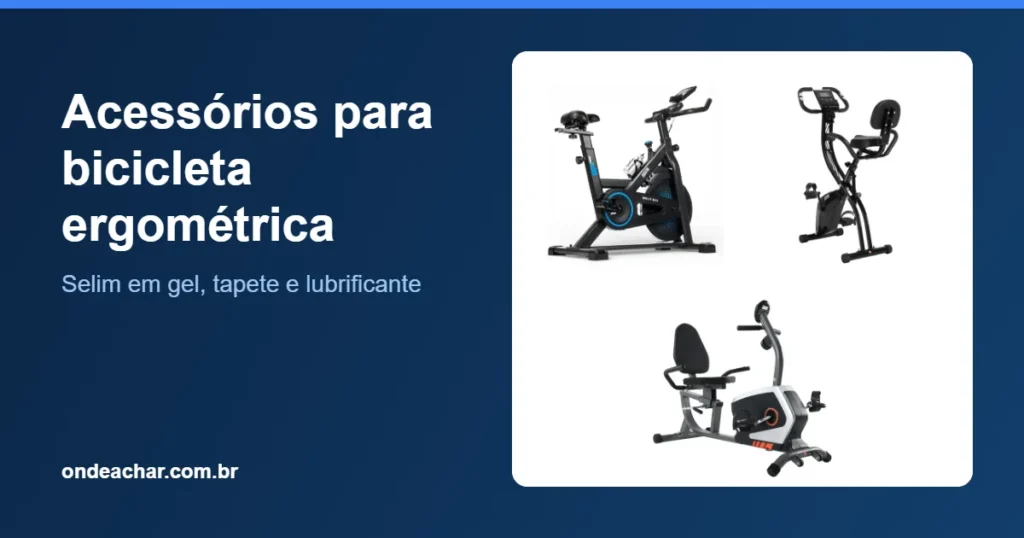 Acessórios bicicleta ergométrica