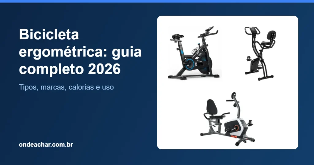 Bicicleta ergométrica guia completo