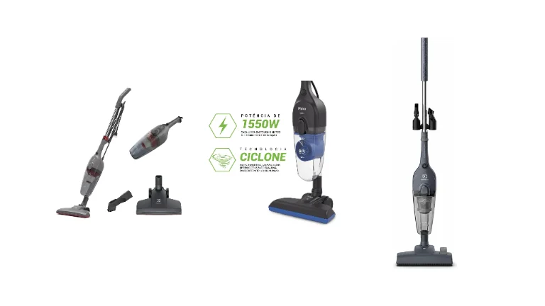 Aspiradores de pó vertical Electrolux, Philco e WAP