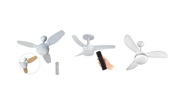 Ventiladores de teto Ventisol e Arno com controle remoto
