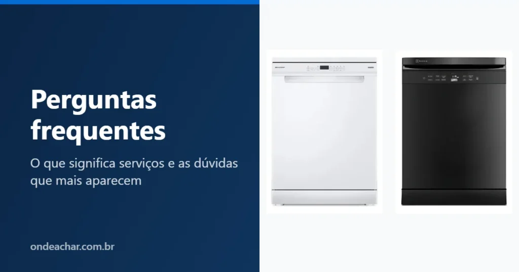 Lava-louças Brastemp branca e Electrolux preta lado a lado