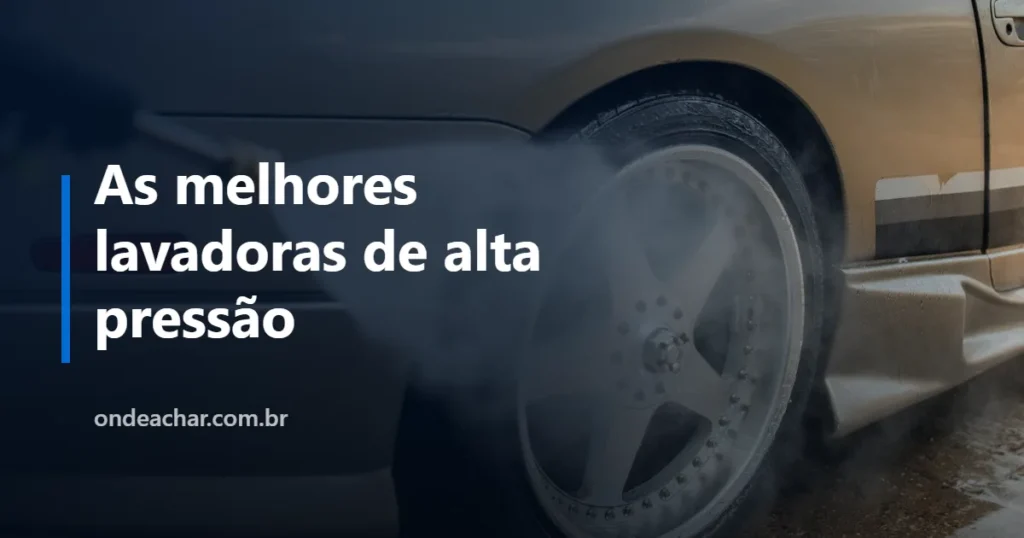 Jato de alta pressão limpando a roda de um carro