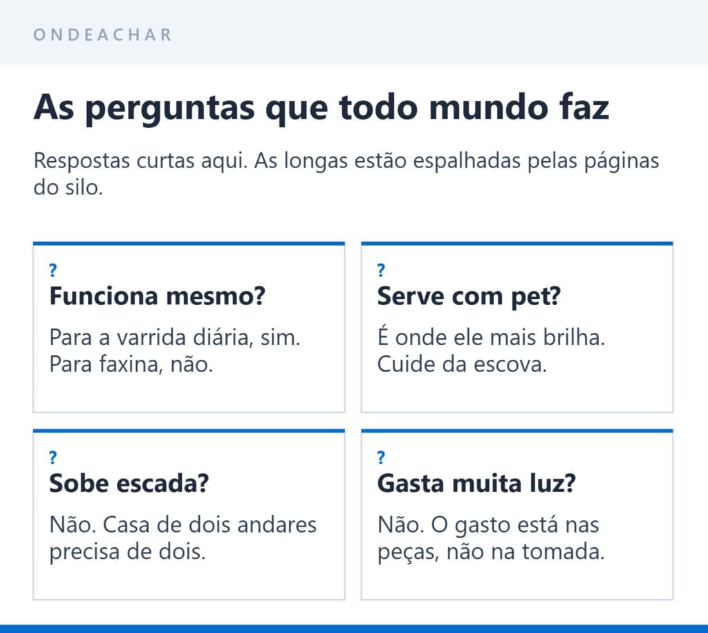 As perguntas mais frequentes sobre aspirador robô