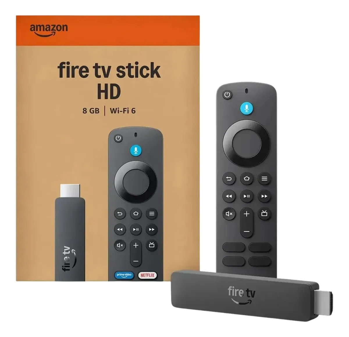 Fire TV Stick HD com Controle por Voz Alexa