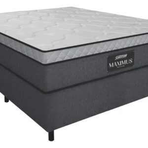 Cama Box Casal com Colchão de Molas Ensacadas Gazin Maximus