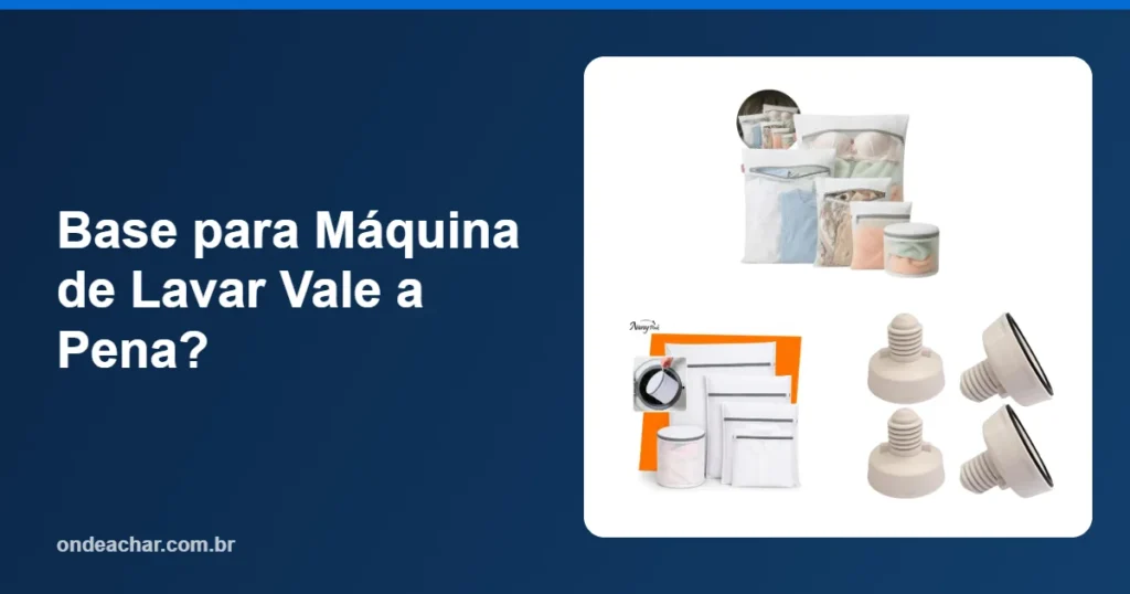 Base para Máquina de Lavar Vale a Pena