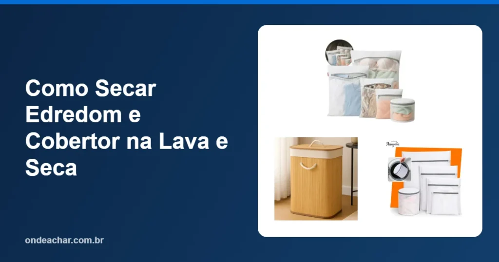 Como Secar Edredom e Cobertor na Lava e Seca