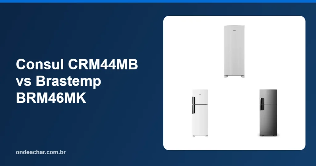 Consul CRM44MB vs Brastemp BRM46MK