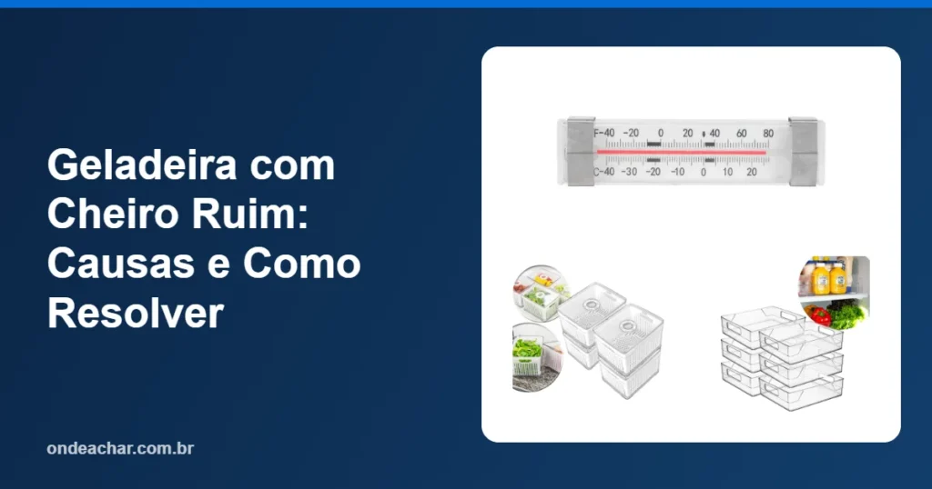 Geladeira com Cheiro Ruim Causas e Como Resolver