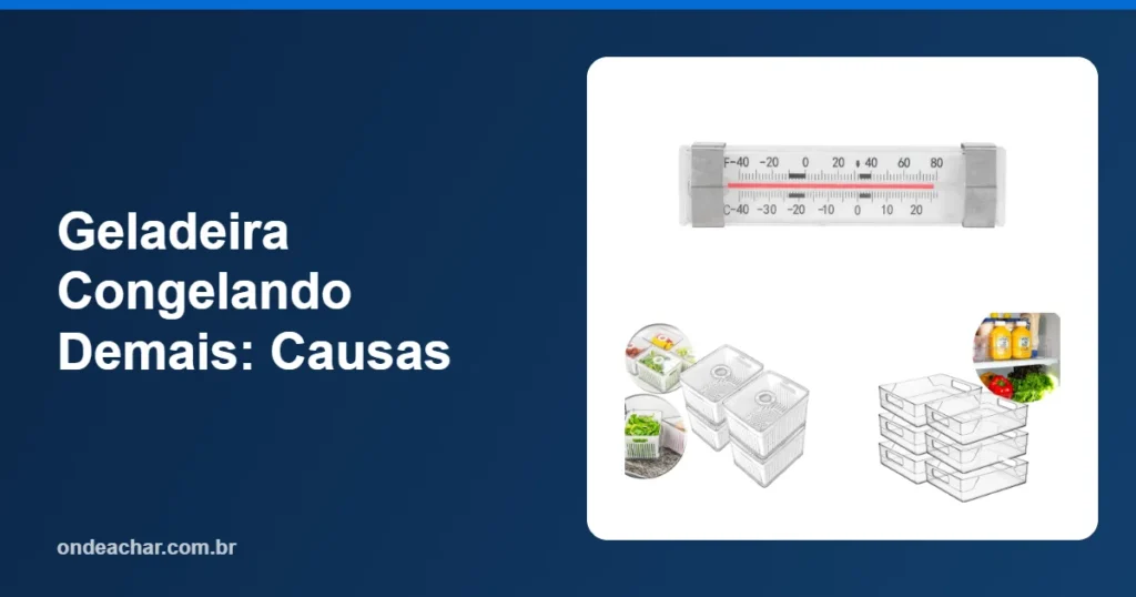 Geladeira Congelando Demais Causas