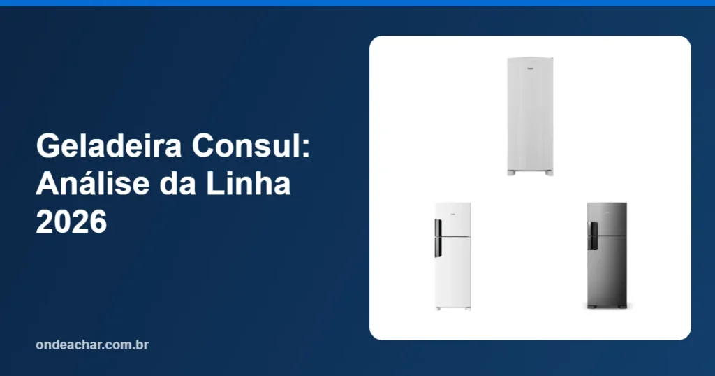 Geladeira Consul Análise da Linha 2026