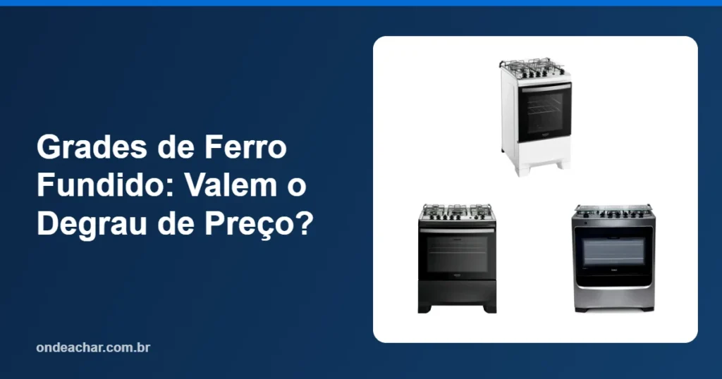 Grades de Ferro Fundido Valem o Degrau de Preço